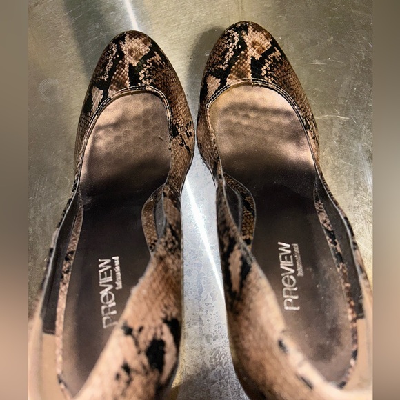 Preview international women’s heels size 7.5 snake print - Picture 8 of 8